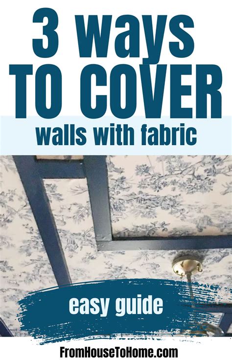 how to attach metal fabric to walls|covering walls with fabric.